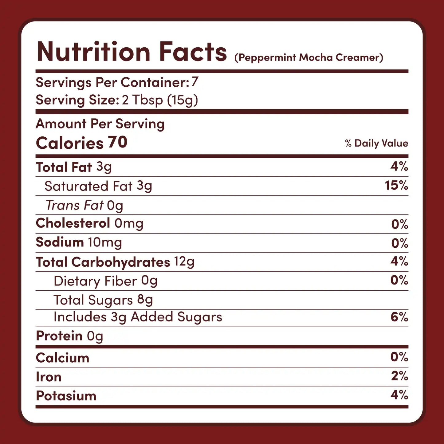 Peppermint Mocha Creamer Add-On (SPECIAL PRICING) - UUF3