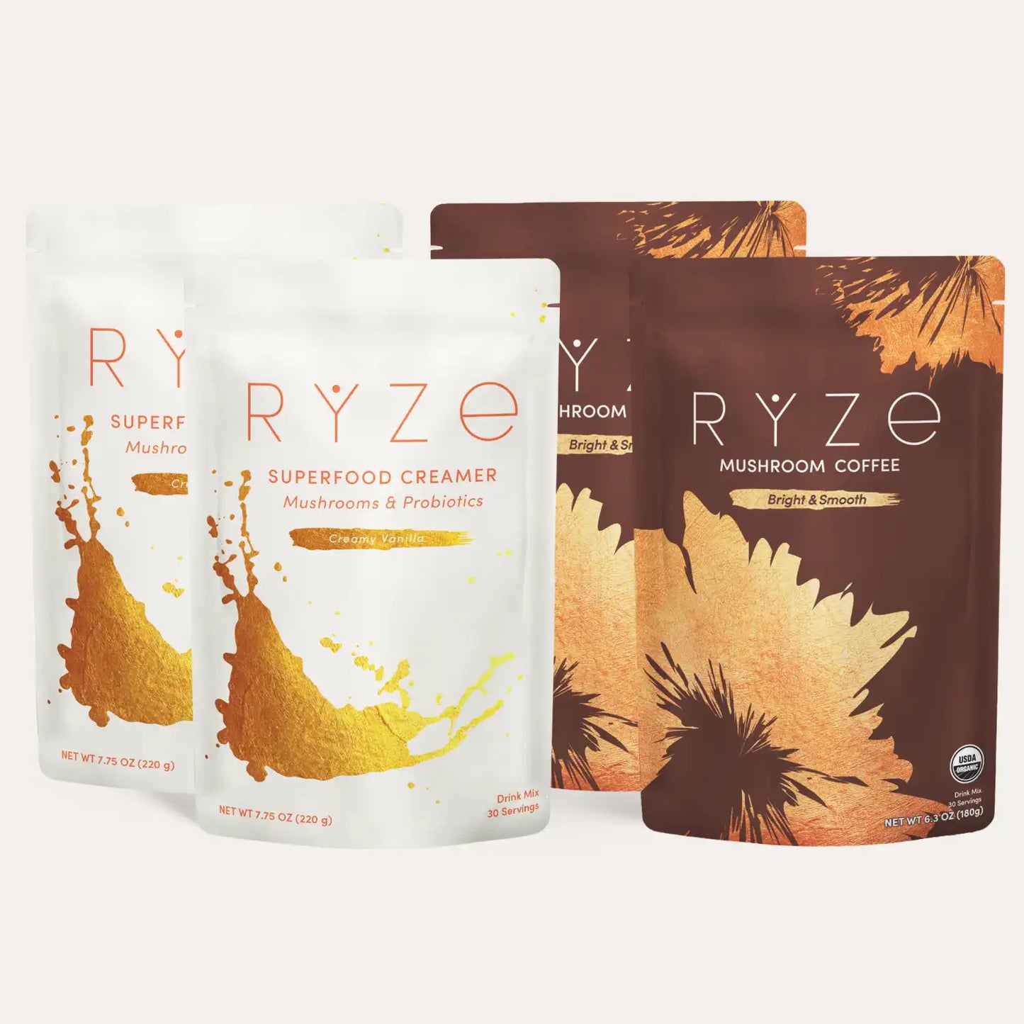 RYZE Lovers Gift Set (2 Coffees + 2 Creamers) - 8AYB