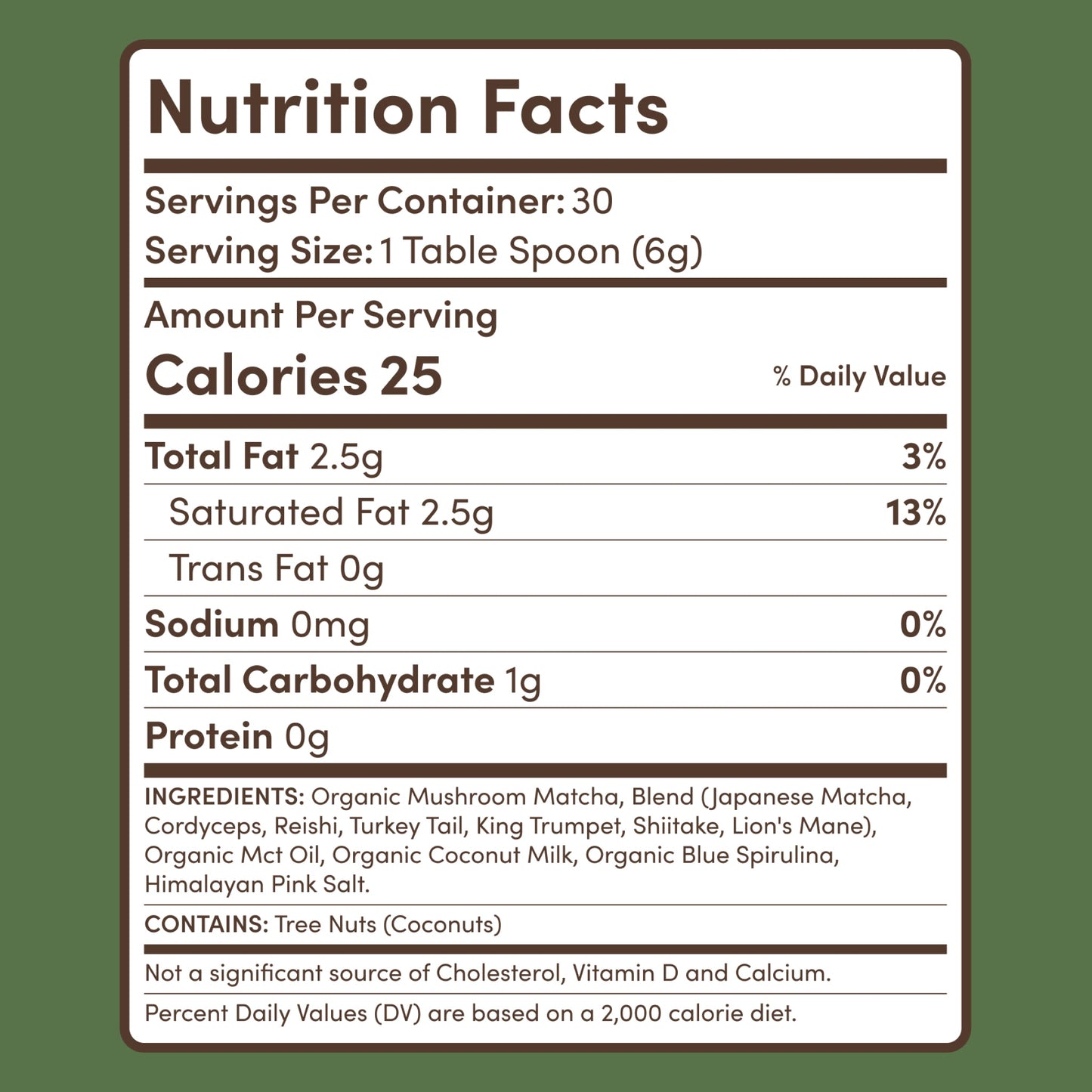 Mushroom Matcha (1 Pack - 30 Servings) - C5BM