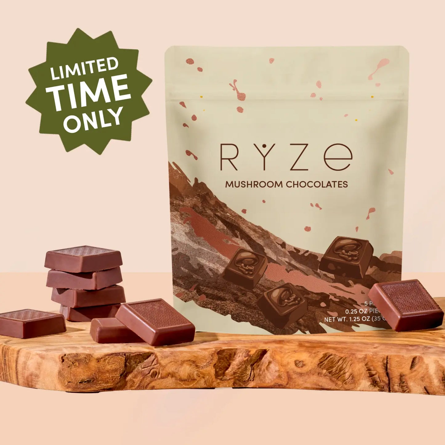 Mushroom Chocolates Rye (15 pieces) - 2XRZ