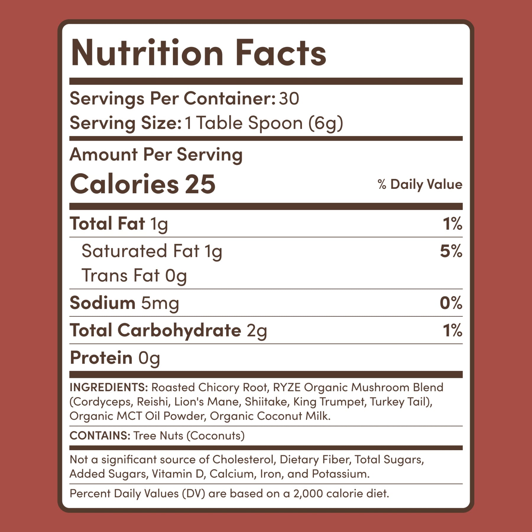 Mushroom Chicory (1 Pack - 30 Servings) - K4EM