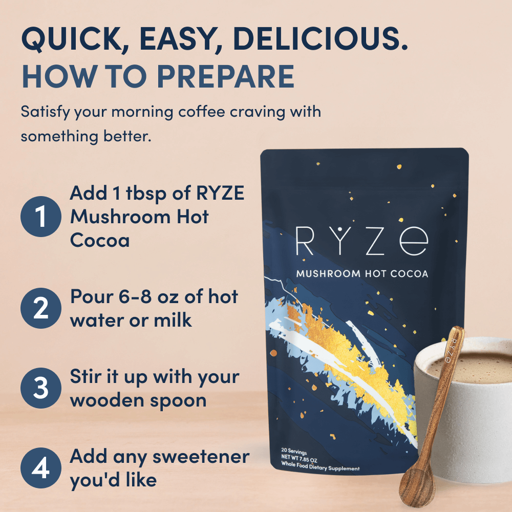 Mushroom Hot Cocoa (20 servings) - 3QON