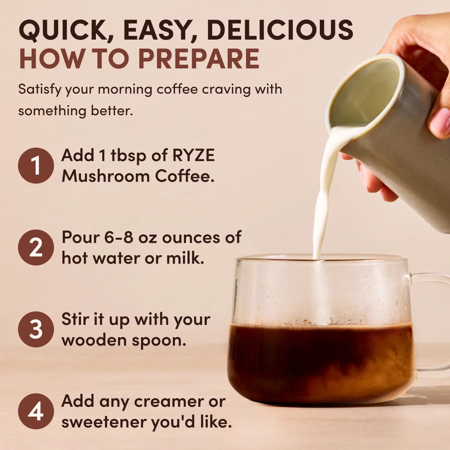 Mushroom Coffee House Blend 30 Servings - QXZL