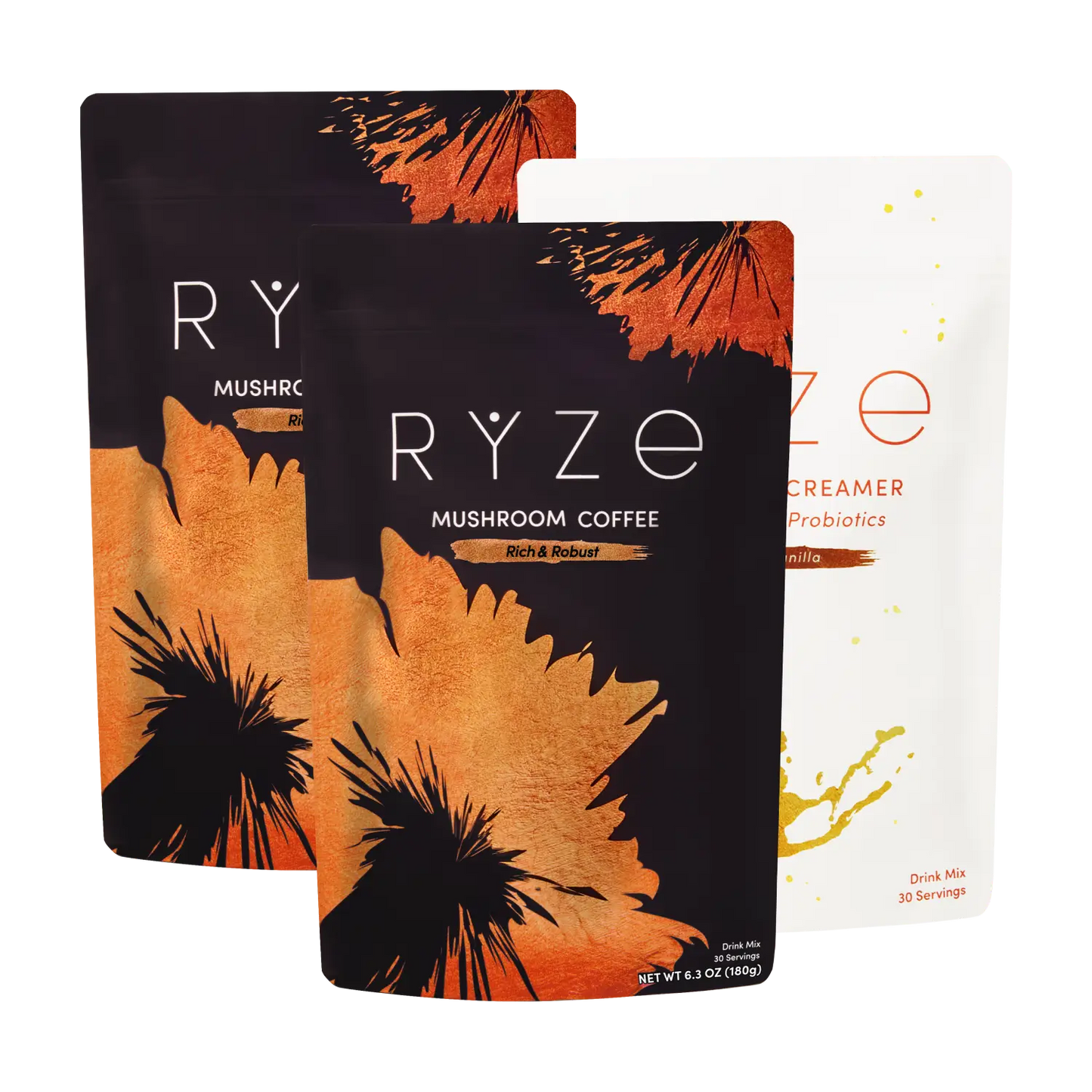 RYZE Ritual Set Dark Roast + Creamer - Q7OA