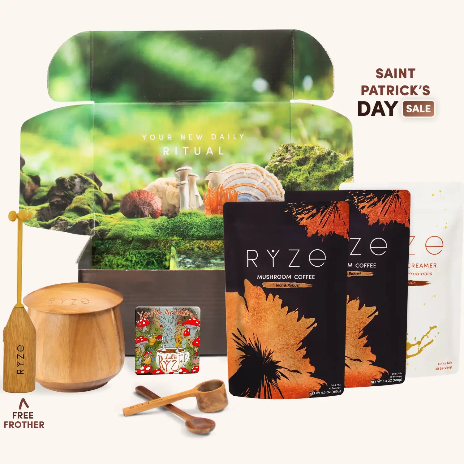Mushroom Coffee Ritual Set - VE1P