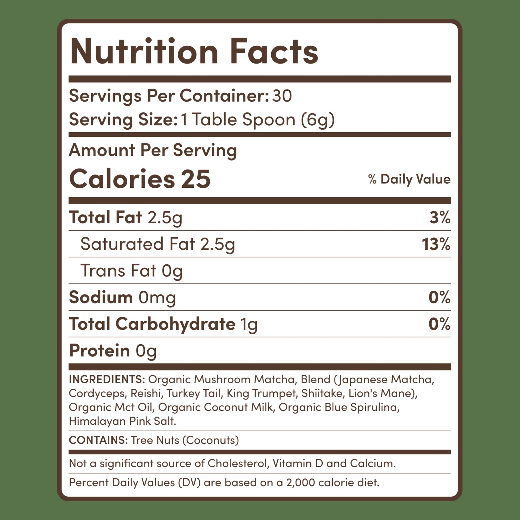 Mushroom Matcha (1 Pack - 30 Servings) - C5BM