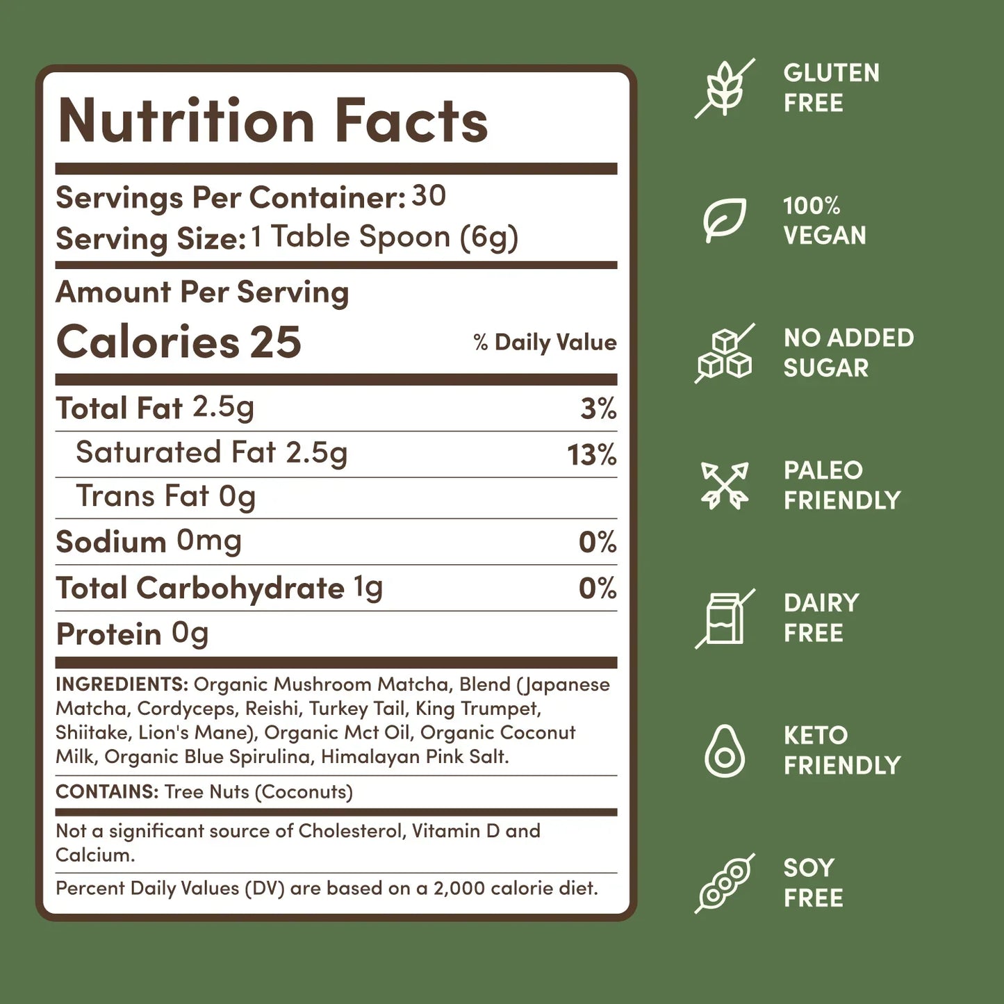 Mushroom Matcha (30 Servings) - HN60
