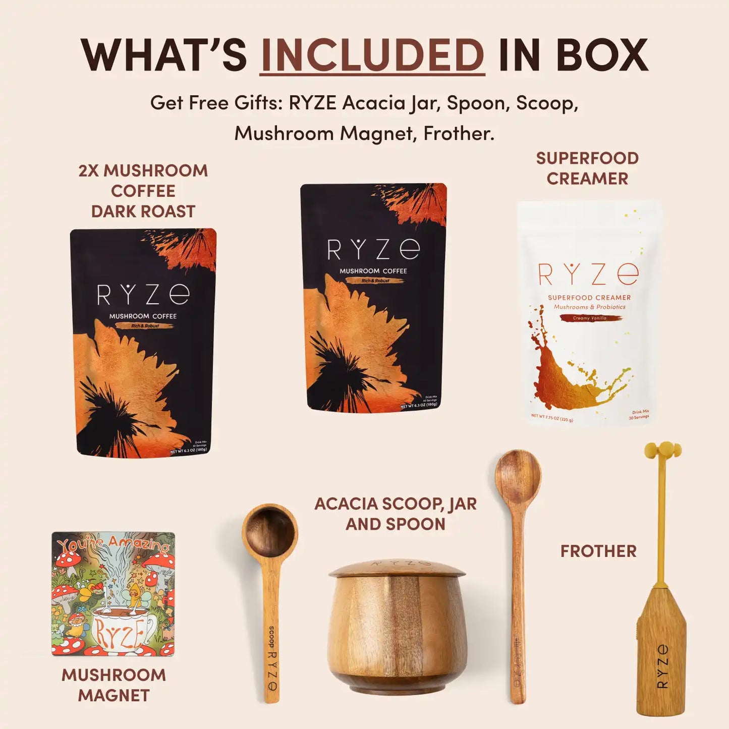 Mushroom Coffee Ritual Set - VE1P