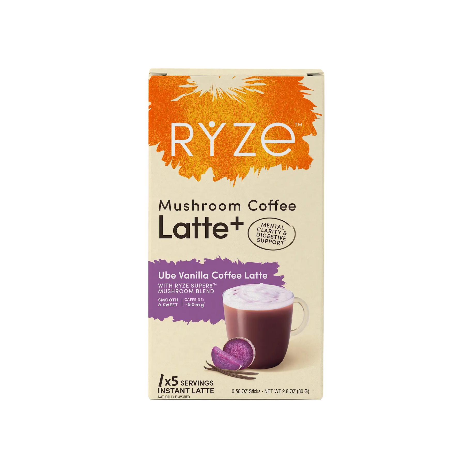 Ube Vanilla Coffee Latte Carton - GI7F