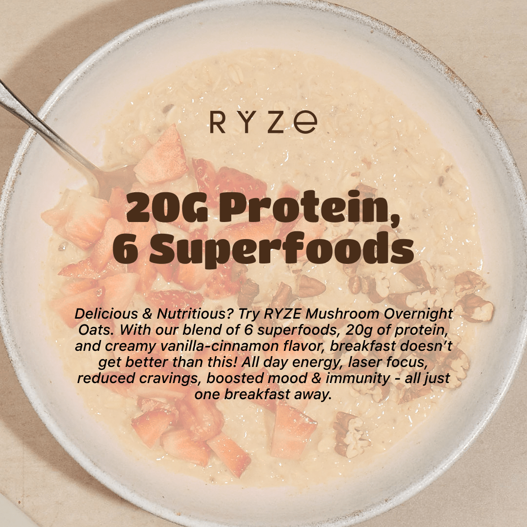 Mushroom Overnight Oats Pack (28 Servings) - PYI8