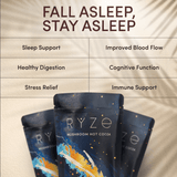 RYZE Hot Cocoa - with 6 Sleep Superfoods to Help Fall Asleep and Stay Asleep - HY7K