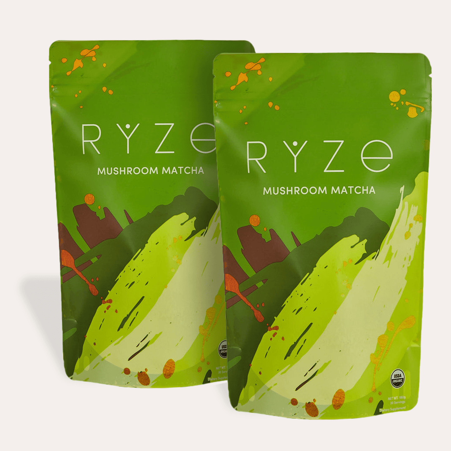 RYZE Organic Mushroom Matcha Starter Kit (60 servings) - K47B